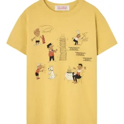 Rooster Kid T-shirt Yellow>The Animals Observatory Hot