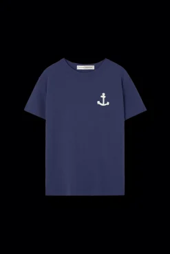 Rooster T-shirt Deep Blue>The Animals Observatory Clearance