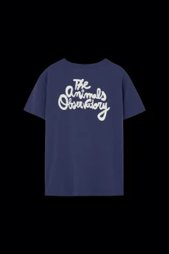 Rooster T-shirt Deep Blue>The Animals Observatory Clearance