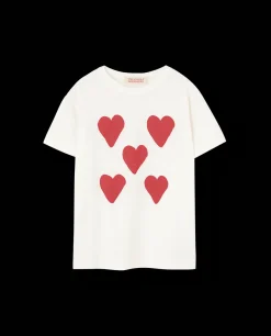 Rooster T-shirt Raw White>The Animals Observatory