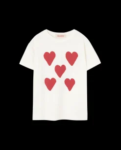 Rooster T-shirt Raw White>The Animals Observatory
