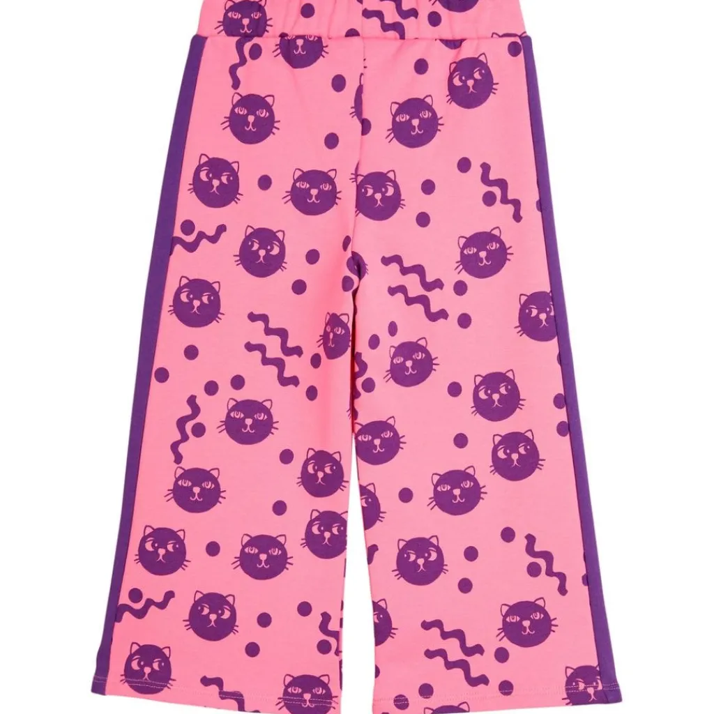 Rosa Squiggly Cats Sweatpants>Mini Rodini