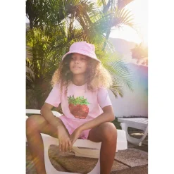 Roseanna T-shirt Glitter Strawberry>Molo Hot
