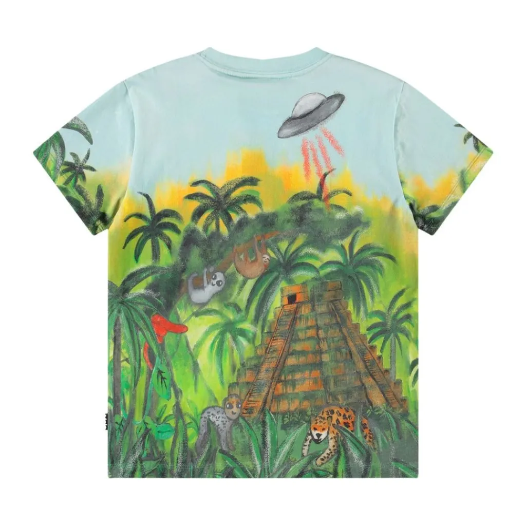 Roxo Short Sleeve T-Shirt Jungle Visitors>Molo
