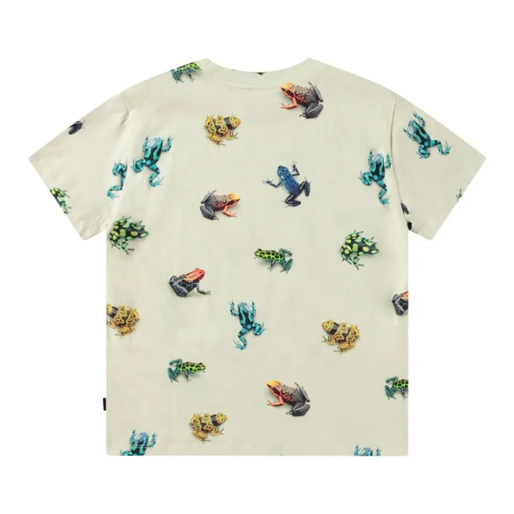 Roxo Short Sleeve T-Shirt Vibrant Frogs>Molo Hot