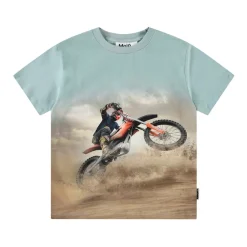 Roxo Short-Sleeved T-Shirt Dust Wheelie>Molo