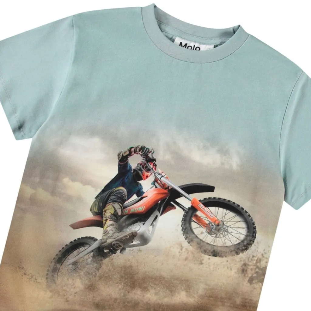 Roxo Short-Sleeved T-Shirt Dust Wheelie>Molo