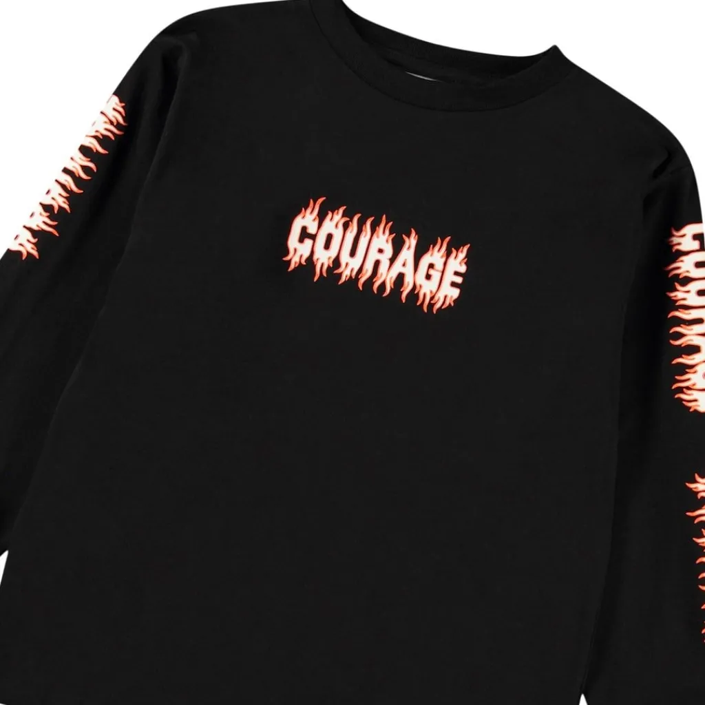 Rube Long-Sleeved T-Shirt Black>Molo Outlet