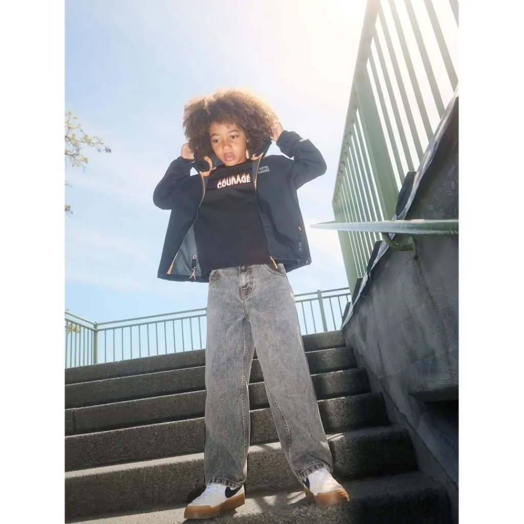Rube Long-Sleeved T-Shirt Black>Molo Outlet
