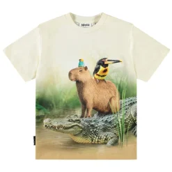Rubin Short Sleeve T-Shirt Capybara Chill>Molo Outlet