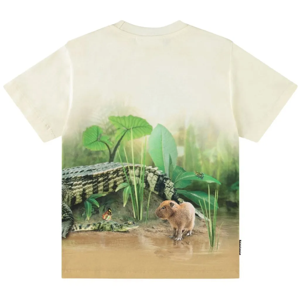 Rubin Short Sleeve T-Shirt Capybara Chill>Molo Outlet