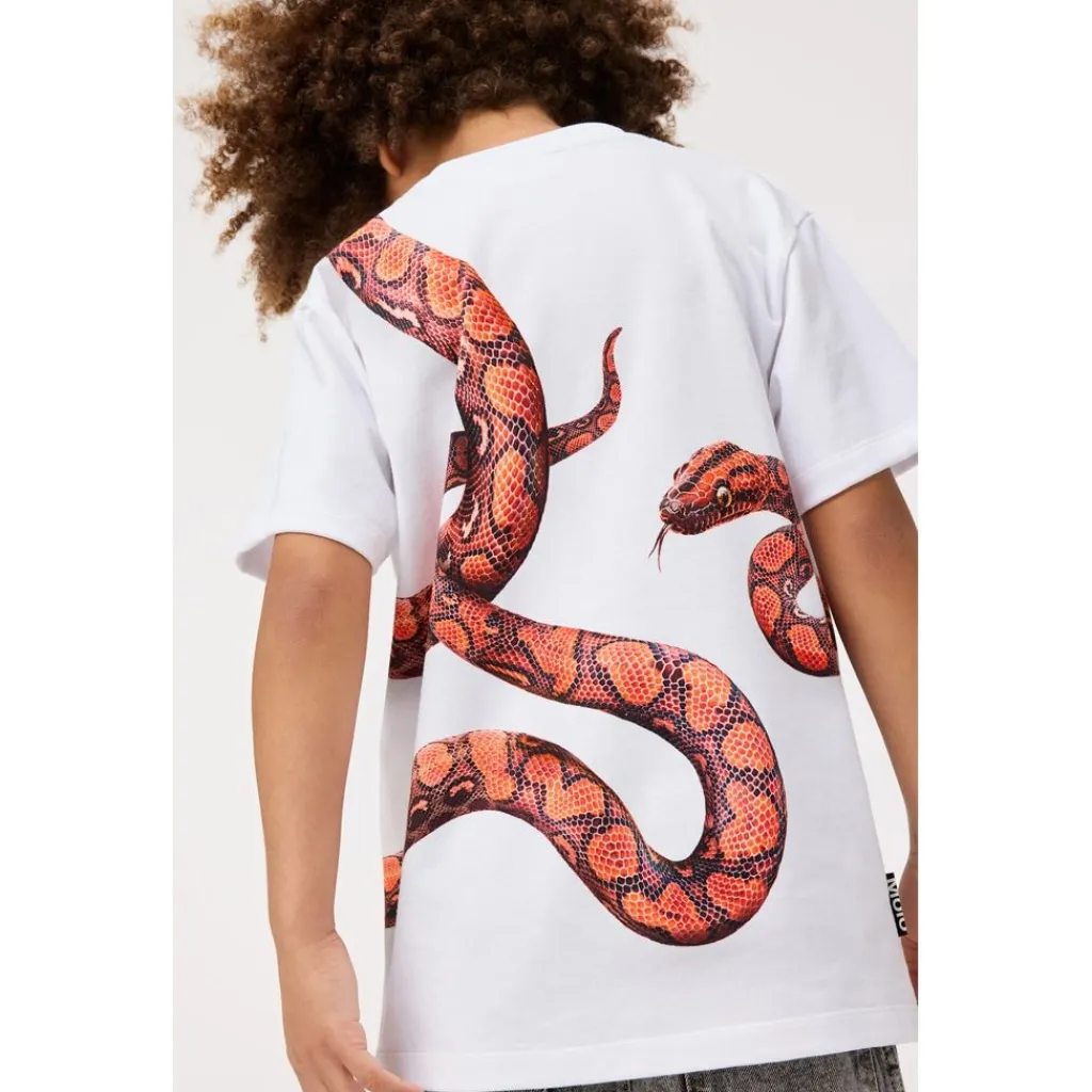Rubin Short Sleeve T-Shirt Red Snake>Molo