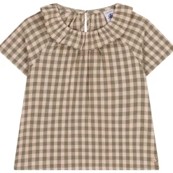 Rutig Blus Rosa>Petit Bateau Hot
