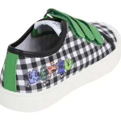 Rutiga Sneakers Elfenbensvit><noscript><img width=