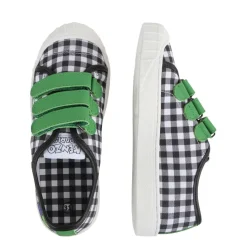 Rutiga Sneakers Elfenbensvit><noscript><img width=