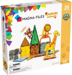 Safari Animals Byggklossar 25 St Set Multi>Magna-Tiles Online