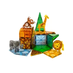 Safari Animals Byggklossar 25 St Set Multi>Magna-Tiles Online
