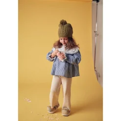 Salia Stickade Byxor Gräddvit><noscript><img width=