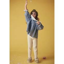 Salia Stickade Byxor Gräddvit><noscript><img width=