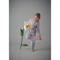Salia Stickade Byxor Parme>Louise Misha