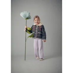 Salia Stickade Byxor Parme><noscript><img width=
