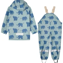 San Marino Ofodrat Regnställ Sky Blue Elephant>Kuling Sale