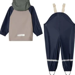 San Marino Ofodrat Regnställ Taupe/navy/light Green Blocking>Kuling Outlet