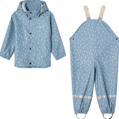 San Marino Ofodrat Regnställ Dove Blue Dots>Kuling New