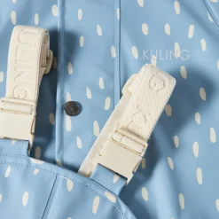 San Marino Ofodrat Regnställ Dove Blue Dots><noscript><img width=