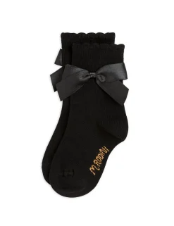 Satin Bow Strumpor>Mini Rodini Best