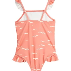 Seagull Aop Frill Baddräkt Pink>Mini Rodini Discount