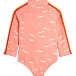 Seagull Aop Långärmad Baddräkt Pink><noscript><img width=