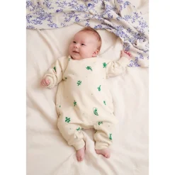 Seersucker Onesie Azulejos Emerald><noscript><img width=