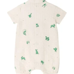 Seersucker Onesie Azulejos Emerald><noscript><img width=