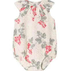 Seersucker Romper Grapes Pink>garbo&friends Hot