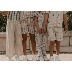 Seersucker Shorts Azulejos Emerald><noscript><img width=