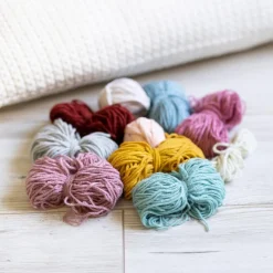 Set Med Garn Flerfärgat><noscript><img width=