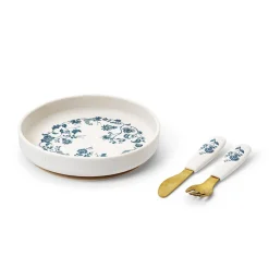 Set Med Silikontallrikar Garden Leo Toile>Elodie New