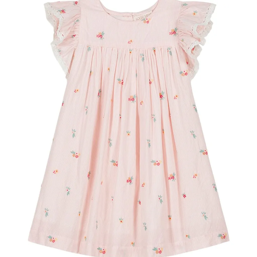 Shanti Klänning Pink Bouquet Stripes>Louise Misha Discount