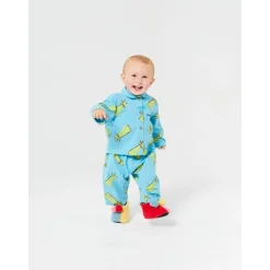 Shooting Stars Outfit Set Midnight Blue>Bobo Choses Sale