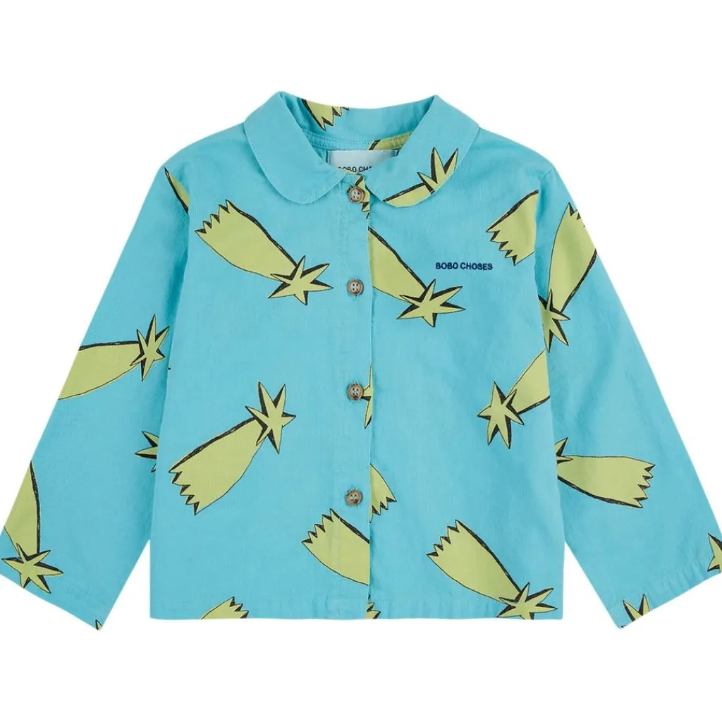 Shooting Stars Outfit Set Midnight Blue>Bobo Choses Sale