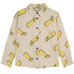 Shooting Stars Skjorta Offwhite>Bobo Choses Clearance