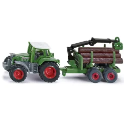 Siku Traktor Med Timmersläp Green>Micki New