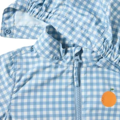Simrishamn Vindjacka Dove Blue Check><noscript><img width=