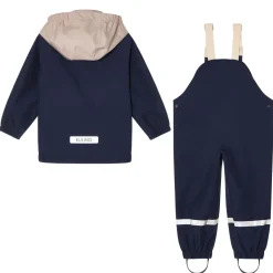 Skagen Andningsbart Regnställ Navy/taupe Blocking>Kuling Sale