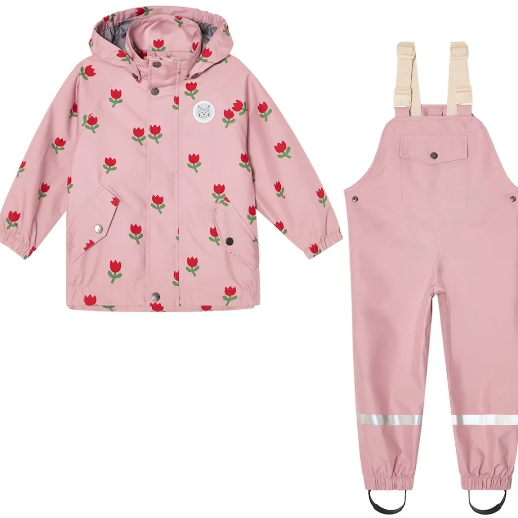 Skagen Andningsbart Regnställ Pink Tulips>Kuling Online
