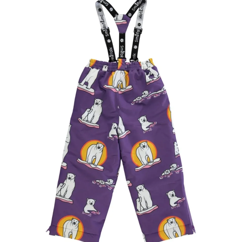 Skidbyxor Polar Bears Purple Heart>Småfolk Discount