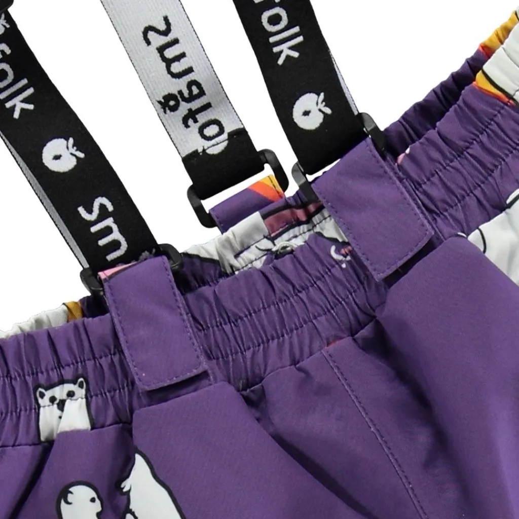 Skidbyxor Polar Bears Purple Heart>Småfolk Discount