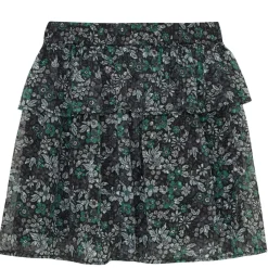 Skirt Flower Dobby Pine Green Dobby Flower Kort Kjol Pine Green>Creamie Discount