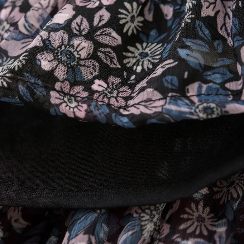 Skirt Flower Dobby Zephyr>Creamie